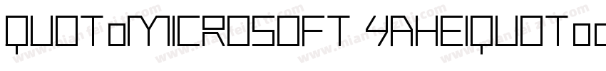 quot;Microsoft YaHeiquot;字体转换